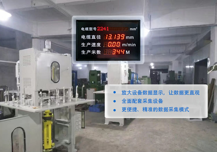 線徑方案  http://www.27415.com.cn/index.php/views-385-18.html 電纜生產線管理電子看板---定制LED線纜線經線速直徑監測儀設備通訊顯示屏.jpg