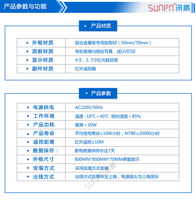 LED倒計時牌參數(shù) LED倒計時牌參數(shù)