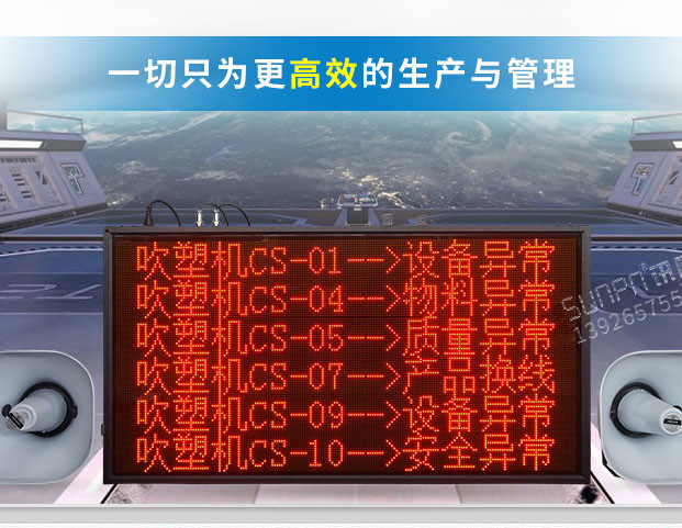 無(wú)線安燈呼叫系統(tǒng)-汽車裝配線機(jī)臺(tái)狀態(tài)報(bào)警監(jiān)控Andon電子看板