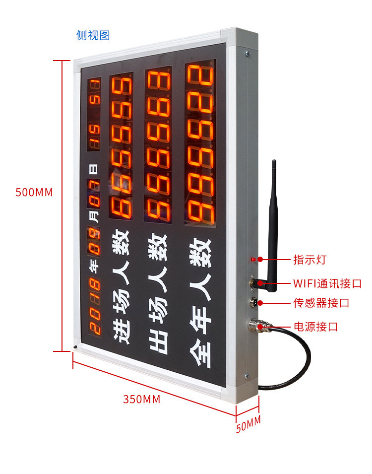 進出場人流量計數器產品實拍