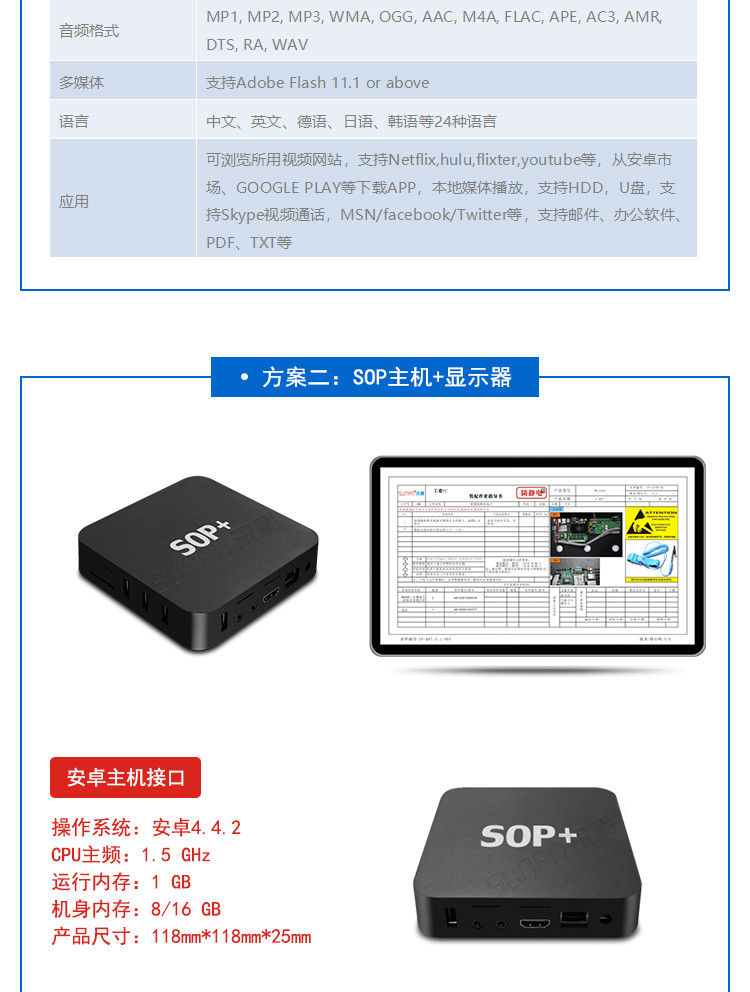 LCD一體機系統軟件配套硬件