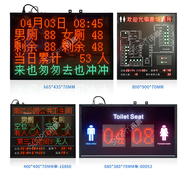 智能廁位引導系統(tǒng)案例