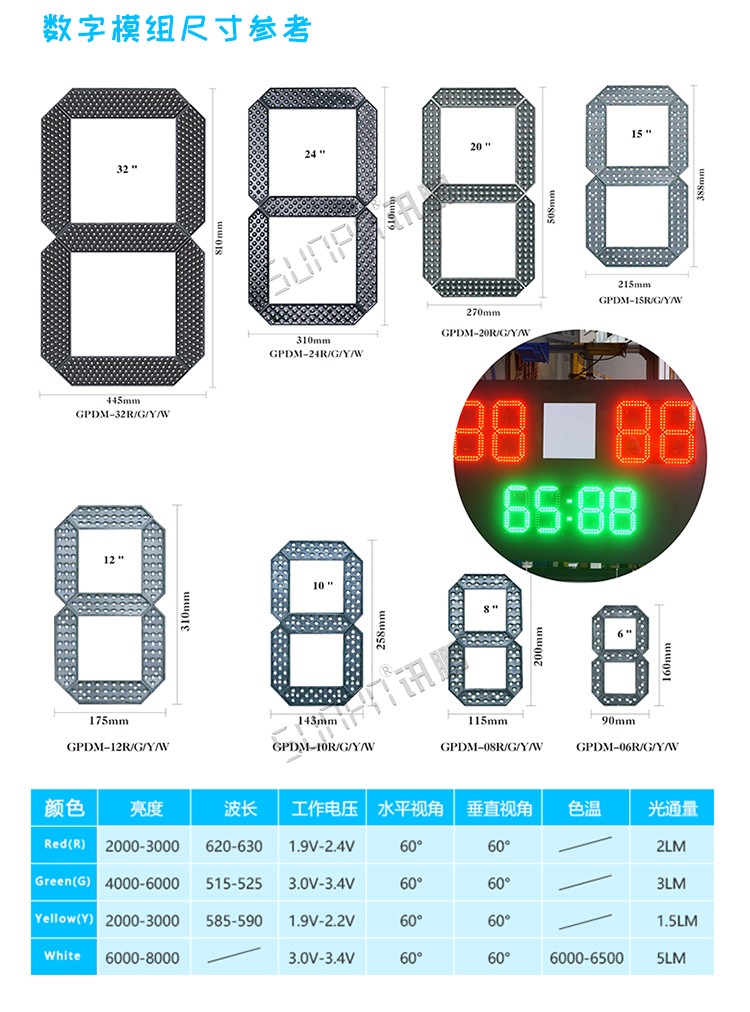 電子比分牌尺寸 電子比分牌尺寸