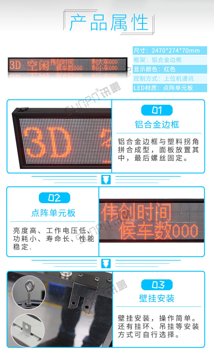 車位引導系統產品參數 車位引導系統產品參數