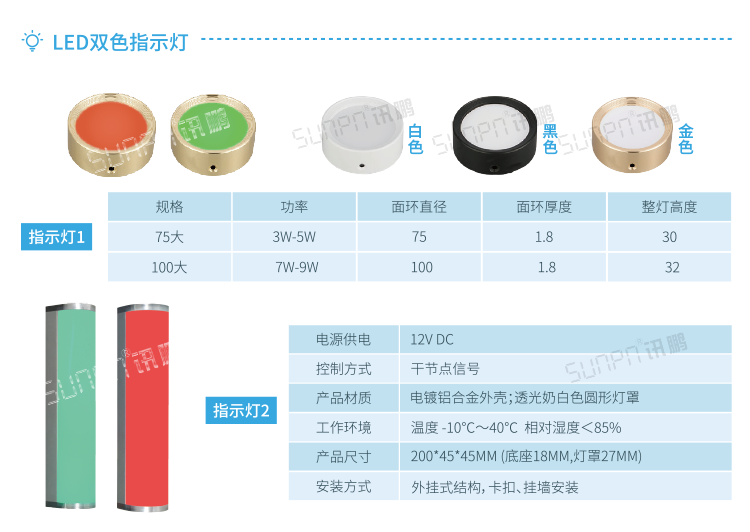 智能公廁系統指示燈