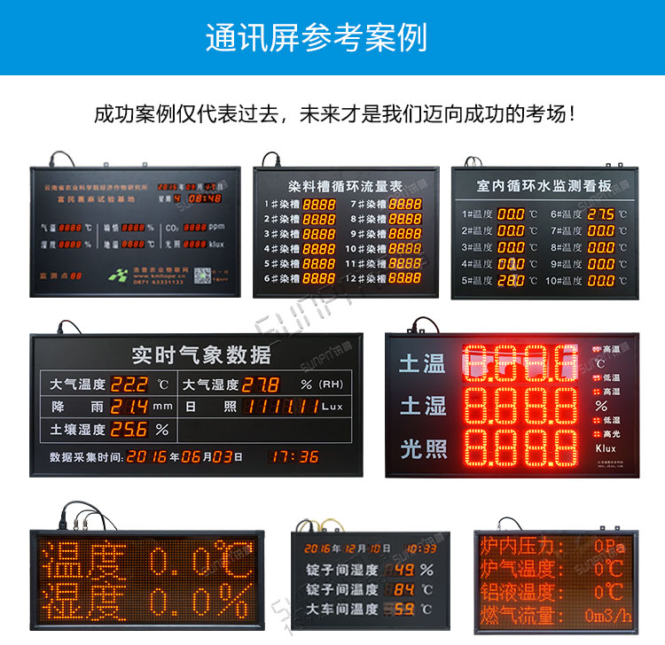 工業數據顯示屏案例參考 工業數據顯示屏案例參考