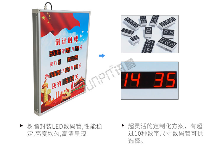 倒計時牌材質(zhì)說明 倒計時牌材質(zhì)說明