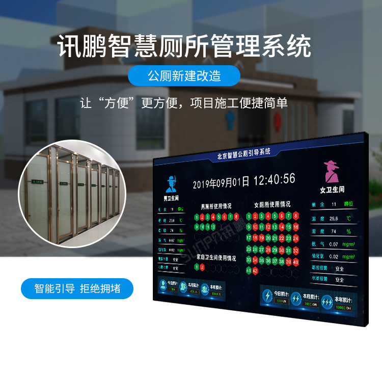 智慧公廁云平臺管理系統 智慧公廁云平臺管理系統
