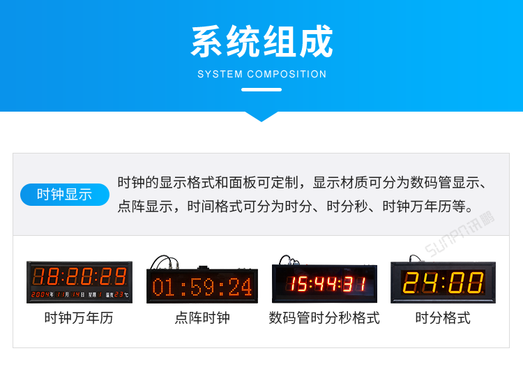 醫院時鐘系統組成 醫院時鐘系統組成