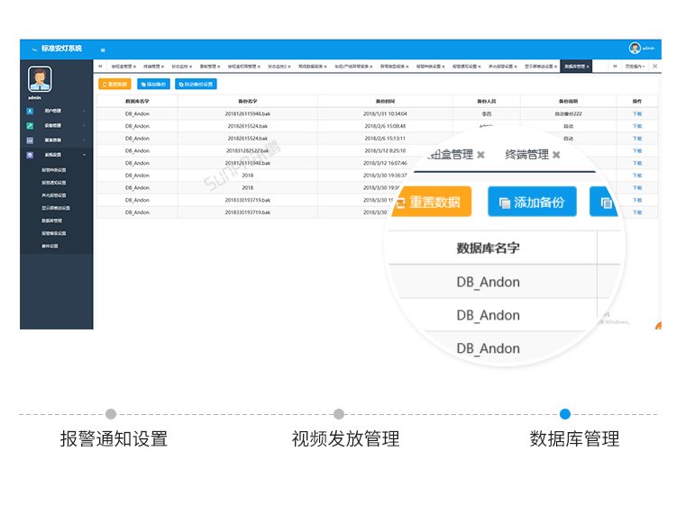 安燈系統(tǒng)客戶(hù)端界面展示