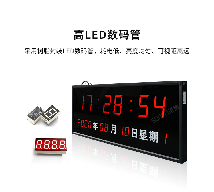 網絡同步時鐘系統-高LED數碼管