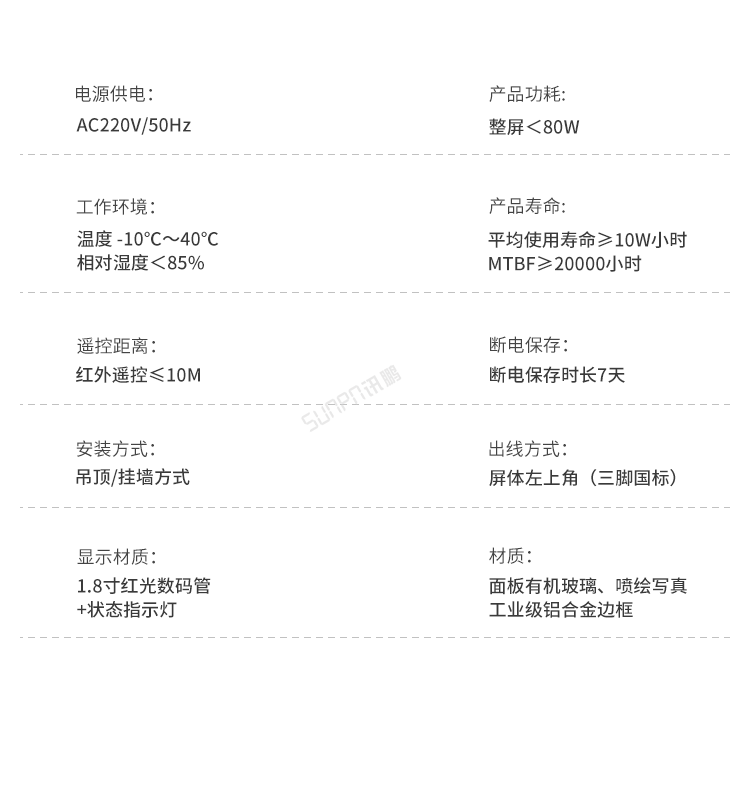工廠無(wú)線安燈系統(tǒng)-參數(shù)說(shuō)明