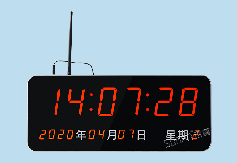時間同步顯示LED電子鐘_時鐘系統(tǒng)解決方案新版_訊鵬科技